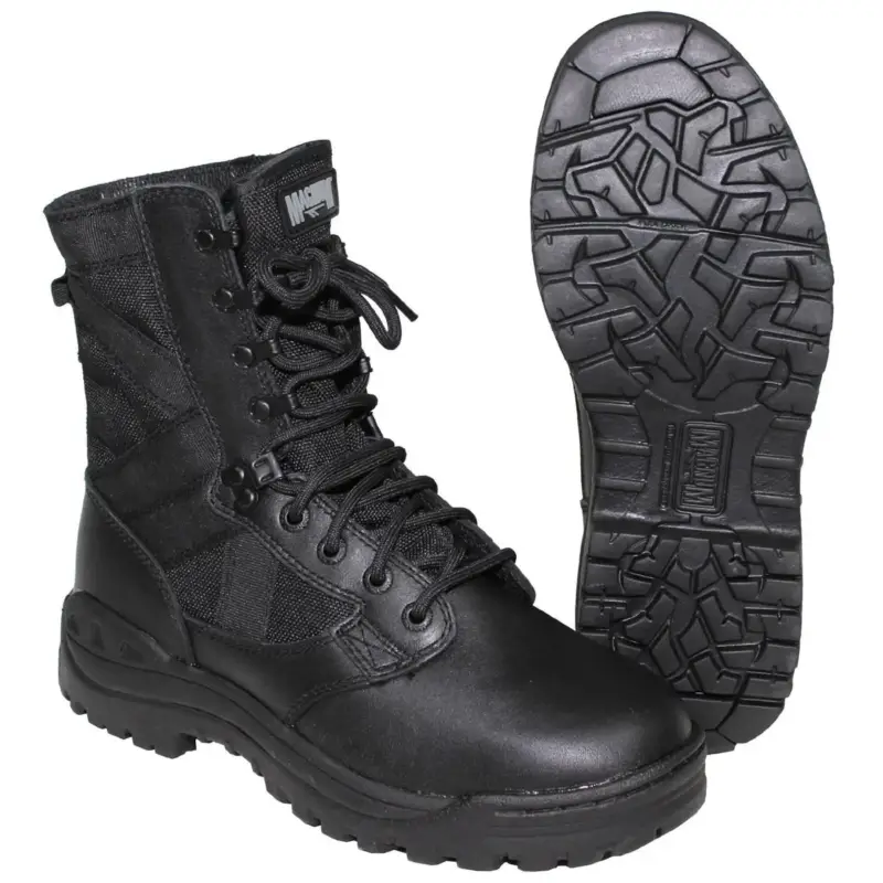 Buty taktyczne Magnum Scorpion Szybkoschnące, oddychające sznurowanie z oczkami, czarne Hit cenowy