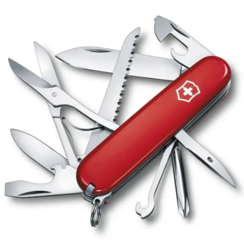 Tylko dziś Szwajcarski scyzoryk Victorinox Fieldmaster 91 mm Narzędzie wielofunkcyjne 15 funkcji, czerwony