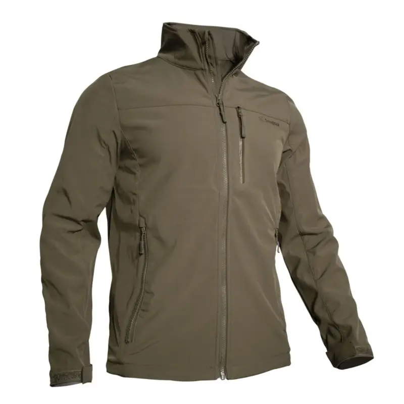Sprawdź teraz Kurtka Softshell Snugpak Cyclone Oddychająca, wodoodporna, outdoorowa w kolorze oliwkowym
