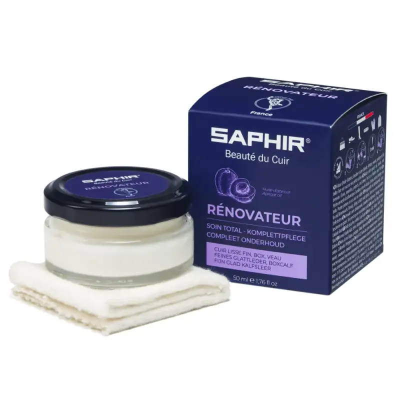 Saphir Renovateur Odżywka do butów Total Care Smooth Leather 50ml Słoik Bestseller