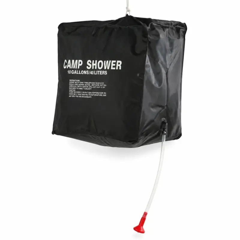 Tylko do końca tygodnia Mil-Tec Solar Shower Bag 40L Camping Hiking Outdoor Portable Shower Black