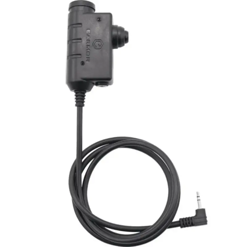 Obniżka ceny Adapter Earmor PTT Motorola 1-pinowy radiowy zestaw słuchawkowy przewodowy, taktyczny, czarny