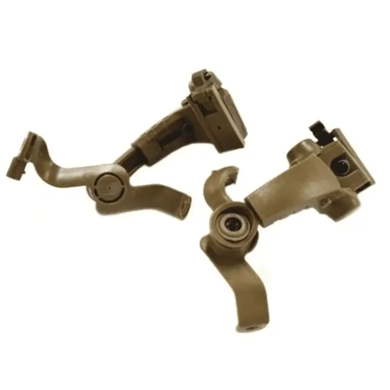Adapter szynowy do hełmu EARMOR M16A ARC Ochronniki słuchu serii PLUS Coyote Brown Szybka wysyłka