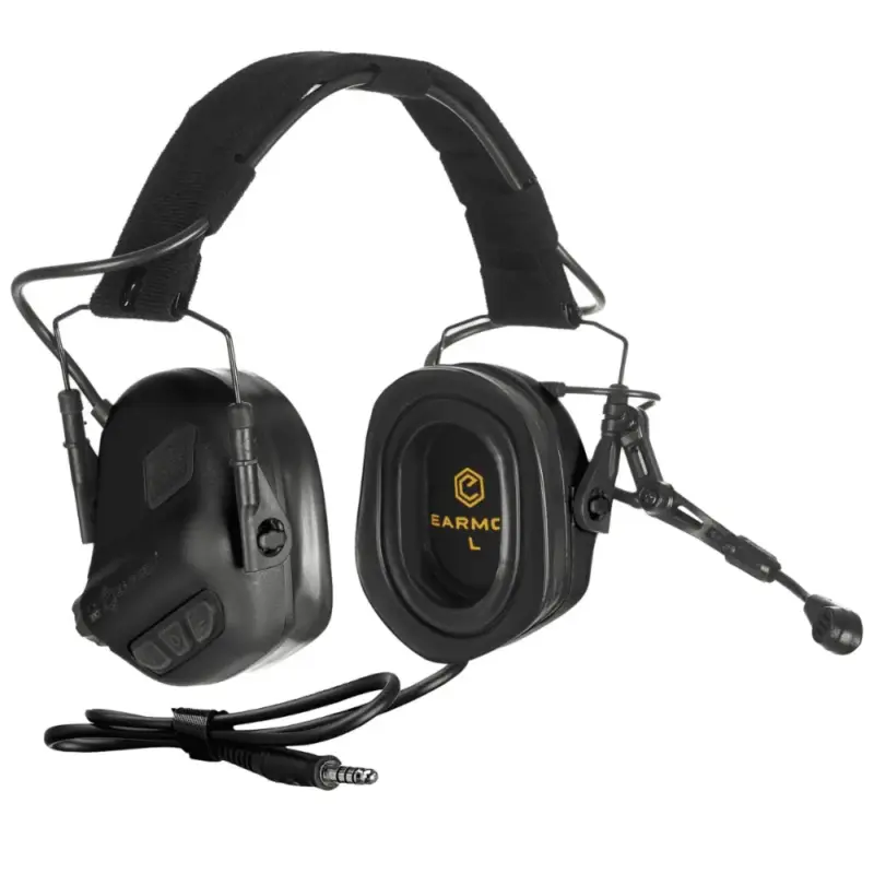 Oferta czasowa Taktyczny zestaw słuchawkowy do komunikacji EARMOR M32 Plus, czarny