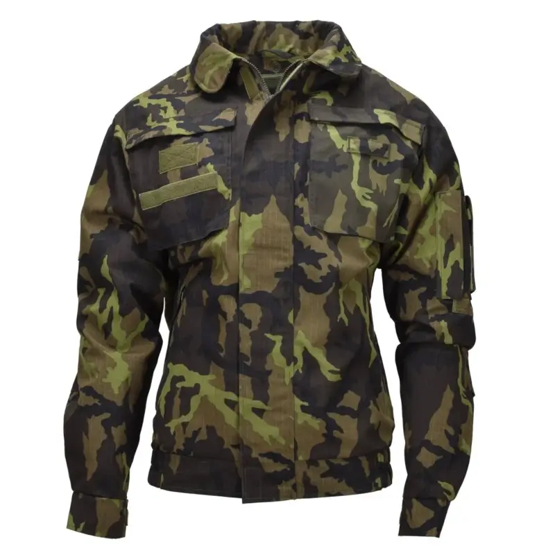 Oryginalna czeska kurtka bojowa wojskowa Polycotton VZ95 w kamuflażu Cena promocyjna