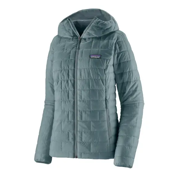 Lekka kurtka damska Patagonia Nano Puff Hoody Blue Sage Darmowy zwrot