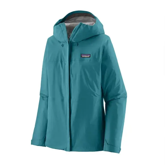 Darmowy zwrot Kurtka przeciwdeszczowa damska Patagonia Torrentshell 3L Glacial Blue