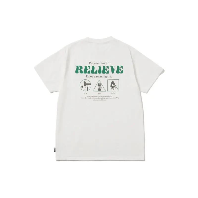 Bezpieczne zakupy Koszulka Snow Peak Camping Graphic White