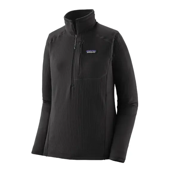 Bluza polarowa damska Patagonia R1 Fleece Pullover Black Hit sprzedaży