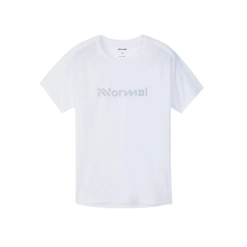 Najlepsza cena Koszulka do biegania damska NNormal Race T-shirt 02 White