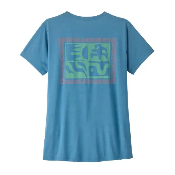 Koszulka damska Patagonia Capilene Cool Daily Shirt Mother Rays Shore Blue Light Shore Blue X-Dye Okazja