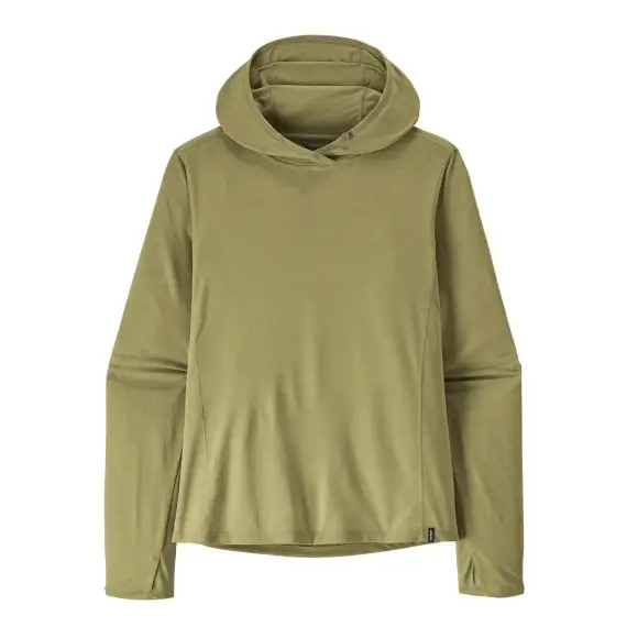 Koszulka z długim rękawem damska Patagonia Capilene Cool Sun Hoody Light Gumtree Green X-Dye Premium