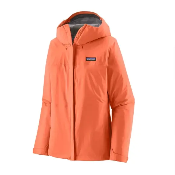 Łatwy zwrot Kurtka przeciwdeszczowa damska Patagonia Torrentshell 3L Peach Sherbet