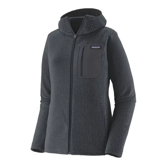 Bluza polarowa damska Patagonia R1 Air Fleece Full-Zip Hoody Smolder Blue Wysoka jakość