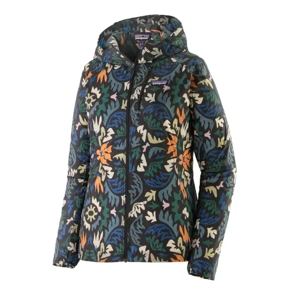 Kurtka do biegania damska Patagonia Houdini Jacket Kaleido: Black Tylko do końca tygodnia