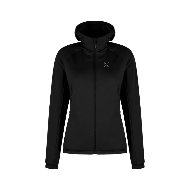 Bluza damska Montura Fadis Grid Hooded Maglia Black Ograniczona ilość