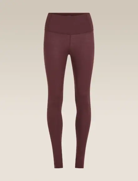 Legginsy termiczne damskie Icebreaker Merino 200 Oasis High Rise - Java Oferta