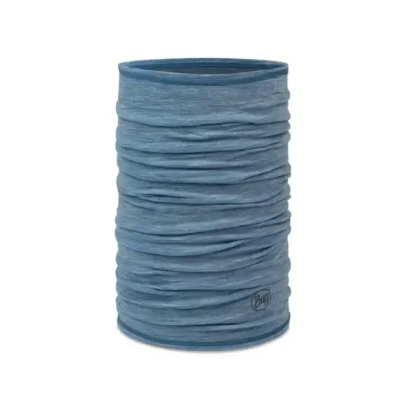 BUFF MERINO LIGHTWEIGHT SOLID LAKE BLUE Hit cenowy