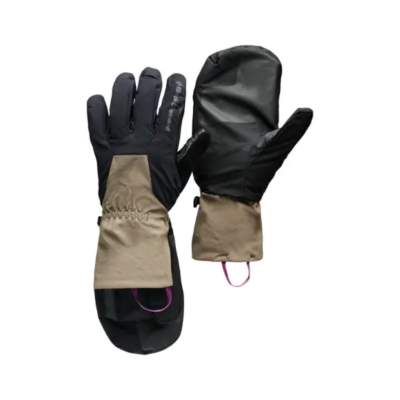 Rękawice Black Diamond Cirque Gloves Black-Walnut Premium