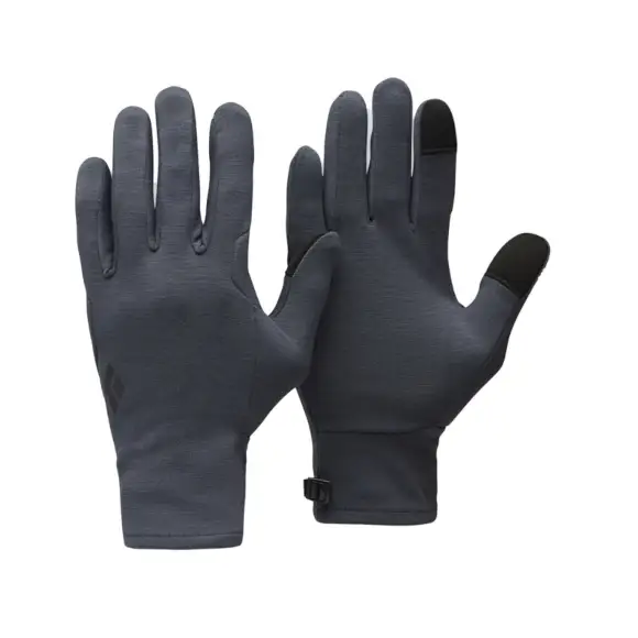 Rękawice Black Diamond Midweight Wool Liners Charcoal Obniżka ceny