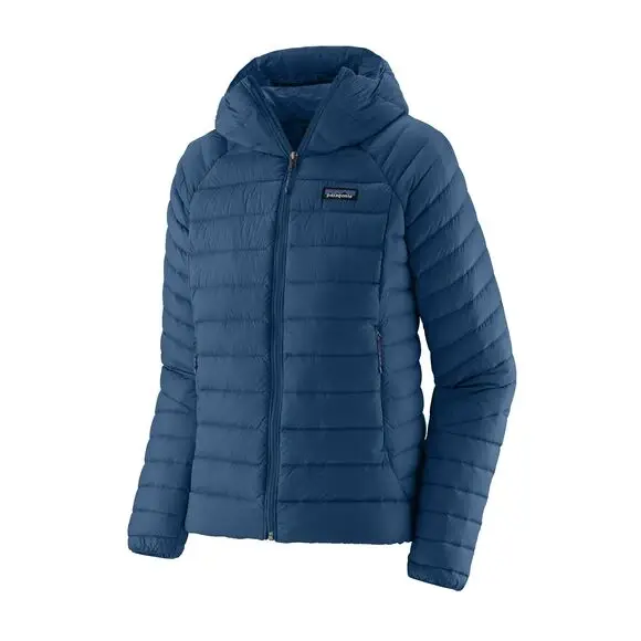 Kup online Kurtka puchowa damska Patagonia Down Sweater Hoody - Clement Blue
