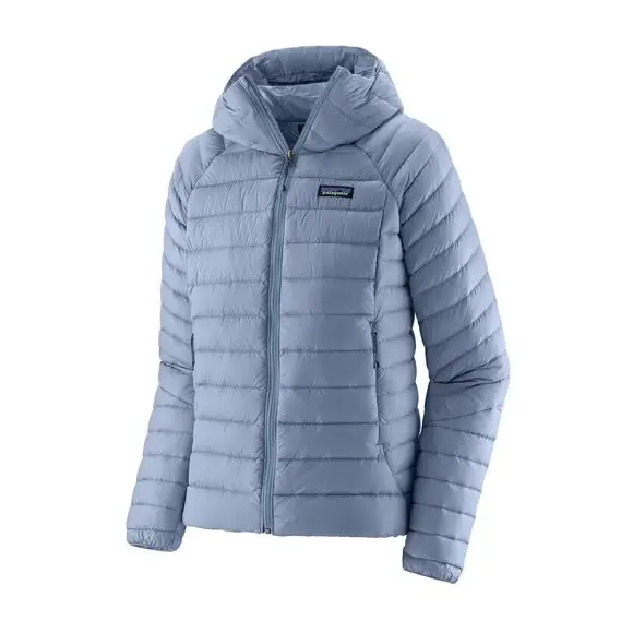 Hit sprzedaży Kurtka puchowa damska Patagonia Down Sweater Hoody - Barnacle Blue