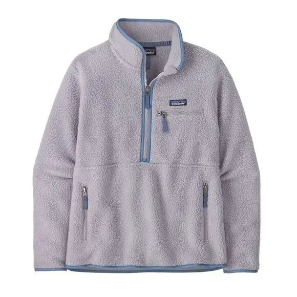 Łatwy zwrot Bluza damska Patagonia Retro Pile Marsupial Permafrost Purple