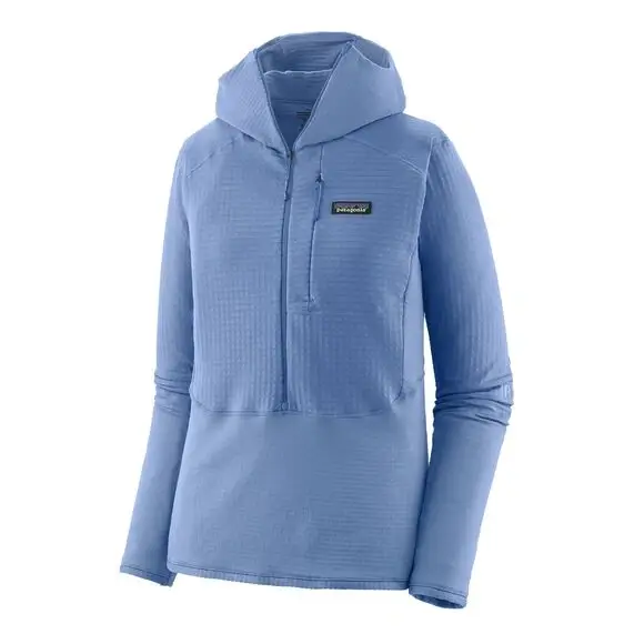 Bezpieczna płatność Bluza polarowa damska Patagonia R1 Pullover Hoody Abundant Blue