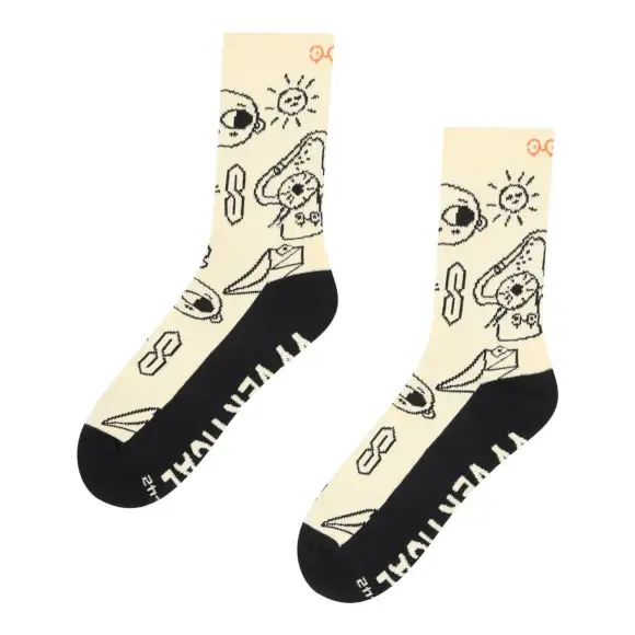 Skarpety z motywem wspinaczkowym YY Vertical Rock Socks Climber Doodle Niska cena