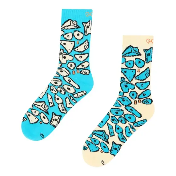 Skarpety z motywem wspinaczkowym YY Vertical Rock Socks Spray Wall Blue Kup teraz
