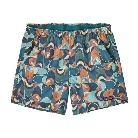 Taniej Spodenki damskie Patagonia Baggies Longs - 5" Swallowtail Geo Still Blue