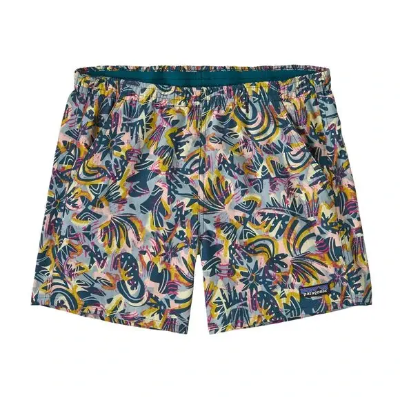 Spodenki damskie Patagonia Baggies Longs - 5" Wild Botanist Tidal Teal Super okazja