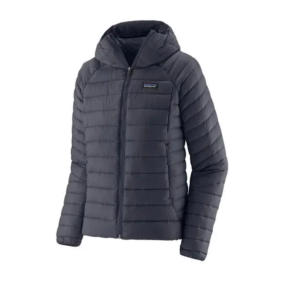 Kurtka puchowa damska Patagonia Down Sweater Hoody - Smolder Blue Ostatnie sztuki