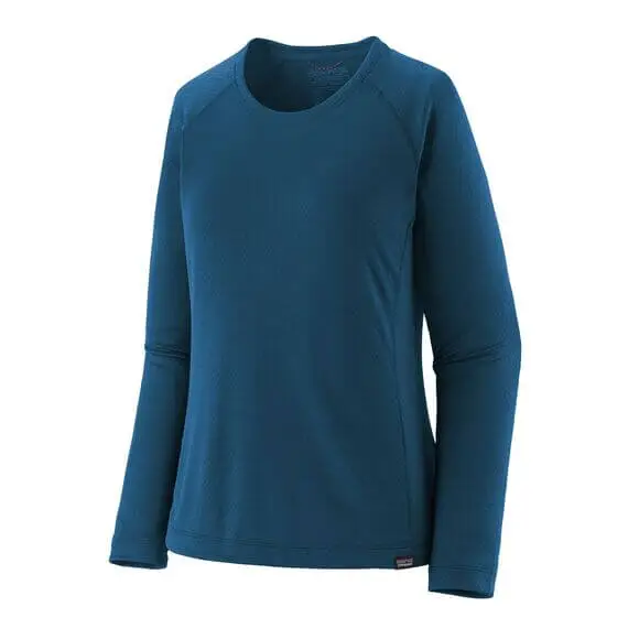 Hit sprzedaży Koszulka damska Patagonia Capilene Midweight Crew Lagom Blue