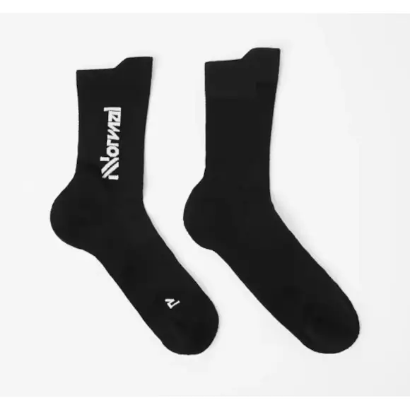 Skarpety NNormal Merino Socks Black Cena promocyjna