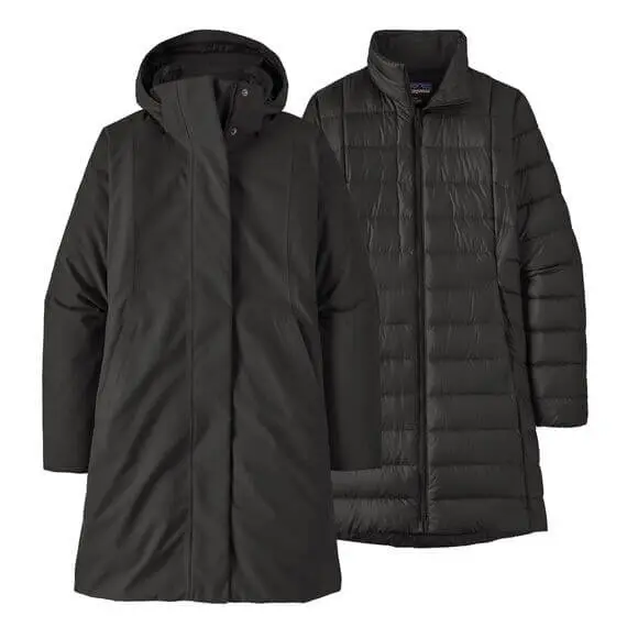 Zniżka Kurtka damska Patagonia Tres 3in1 Parka Black