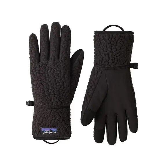 Sprawdź teraz Rękawice Patagonia Retro Pile Fleece Gloves Black