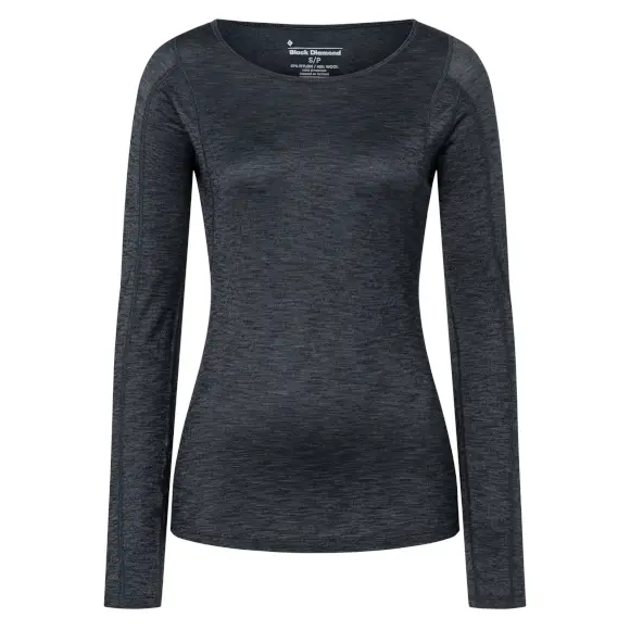 Damska koszulka termoaktywna Black Diamond Rhythm LS Tee Black Do wyczerpania zapasów
