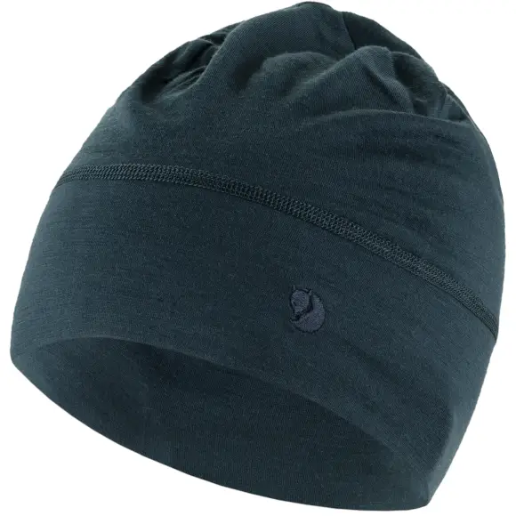 Czapka Fjallraven Abisko Lite Wool Beanie Dark Navy Obniżka ceny