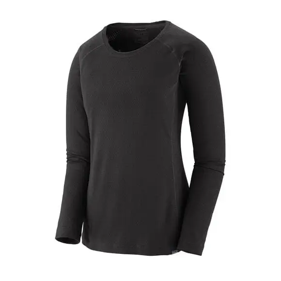 Koszulka damska Patagonia Capilene Midweight Crew Black Oferta