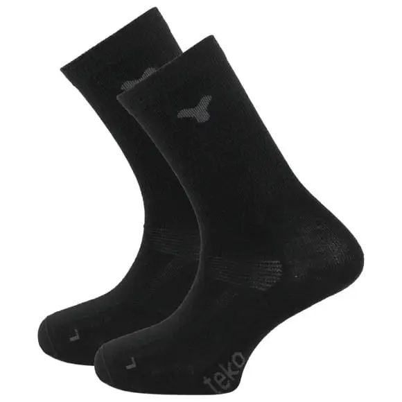 Łatwy zwrot Skarpety TEKO Merino BaseLINER Socks Ultralight Black 1.0 - 2 pair