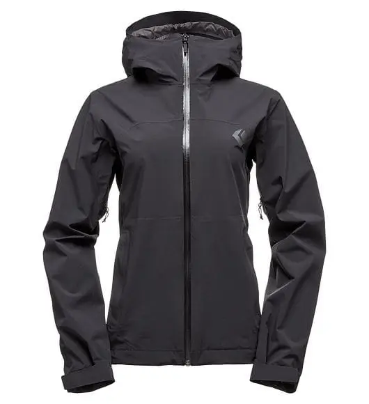 Wyprzedaż Kurtka membranowa damska Black Diamond Strormline Stretch Rain Shell Black