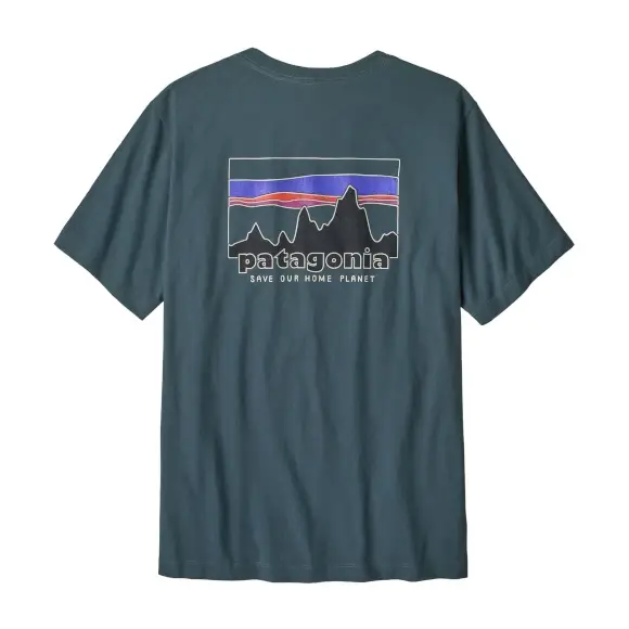 Koszulka z nadrukiem Patagonia 73 Skyline T-Shirt Summit Blue Zamów dziś