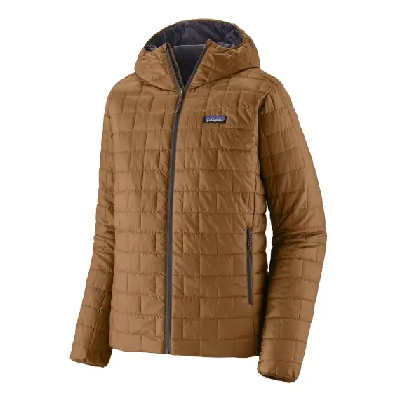 Szybka dostawa Kurtka męska Patagonia Nano Puff Hoody Deer Brown