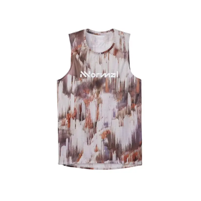 Koszulka do biegania męska NNormal Race Tank 02 Print Do wyczerpania zapasów