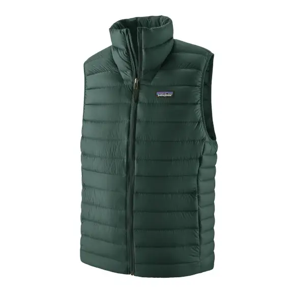 Popularny Kamizelka puchowa męska Patagonia New Down Sweater Vest Cascade Green