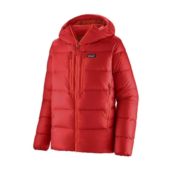 Kurtka puchowa męska Patagonia Fitz Roy Down Hoody Amanita Red Premium