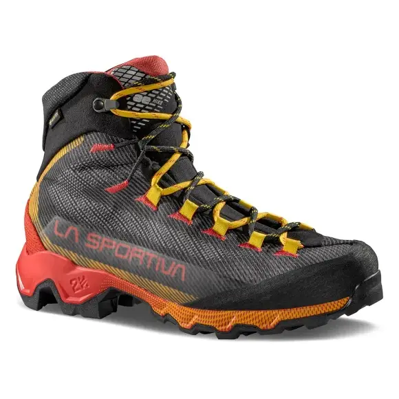 Buty trekkingowe męskie La Sportiva Aequilibrium Hike GTX - Carbon/Yellow Tylko do końca tygodnia