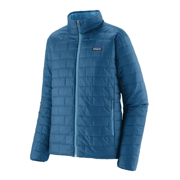 Ekspresowa dostawa Kurtka ocieplana męska Patagonia Nano Puff Jacket Aquatic Blue