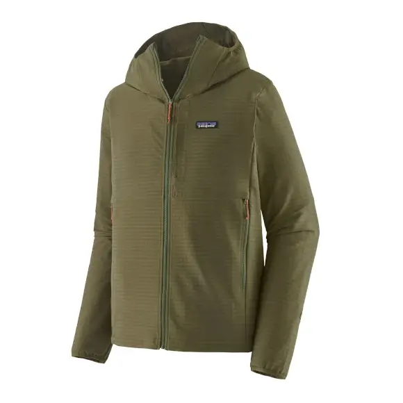 Obniżka ceny Kurtka softshell męska Patagonia R1 TechFace Hoody Basin Green